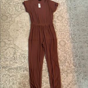 Dark mauve jumpsuit